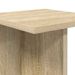 vidaXL Support de Plante Chêne Sonoma 25 x 25 5 x 80 5 cm