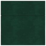 vidaXL Canapé-lit pliable 200 x 67 x 45 cm Vert foncé