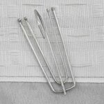 vidaXL Rideaux occultants aspect lin avec crochets 2Pièces Gris 140x225cm