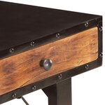 vidaXL Table console 118x35x76 cm Bois de récupération massif