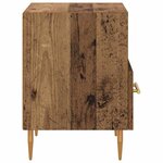 vidaXL Table de chevet Marron 40 x 35 x 47.5 cm Bois d'ingénierie