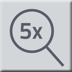 RIDDER Miroir de maquillage Shuri avec interrupteur tactile LED