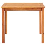 vidaXL Ensemble à manger d'extérieur 5 Pièces et coussins Acacia solide