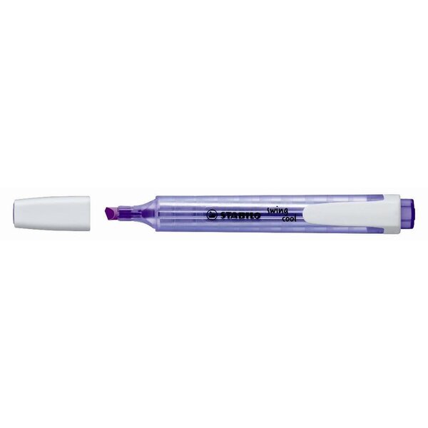 Surligneur de poche SWING COOL Pointe Biseautée 1 - 4 mm Lavande x 10 STABILO