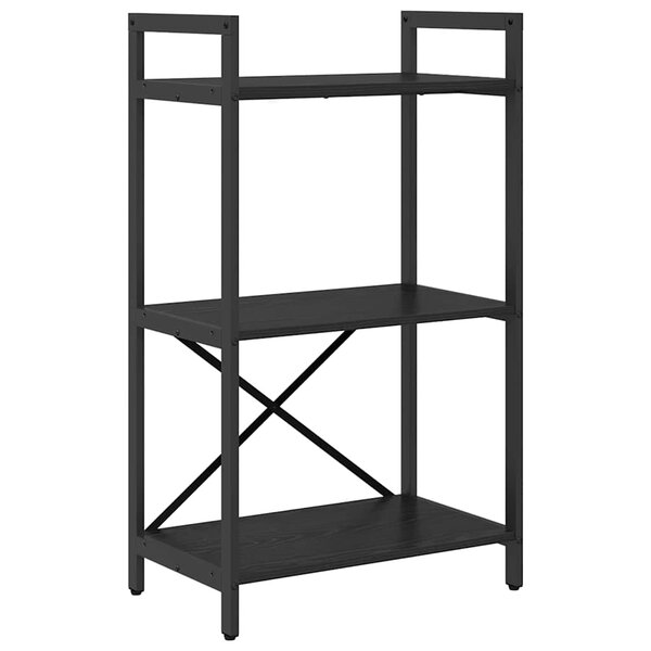 vidaXL Étagère Chêne noir 56 x 34 x 96 cm Bois d'ingénierie