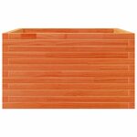 vidaXL Jardinière cire marron 80x80x45 5 cm bois de pin massif