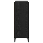 vidaXL Buffet Chêne noir 32 5 x 69 5 x 90 cm Bois d'ingénierie