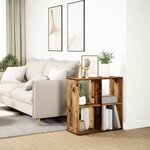 vidaXL Étagère séparatrice de pièce vieux bois 69 5x29x69 5 cm