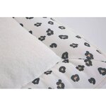 Childhome tapis de parc pour enfants 95x75 cm jersey léopard