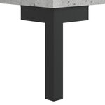 vidaXL Buffet gris béton 34 5x32 5x90 cm bois d'ingénierie