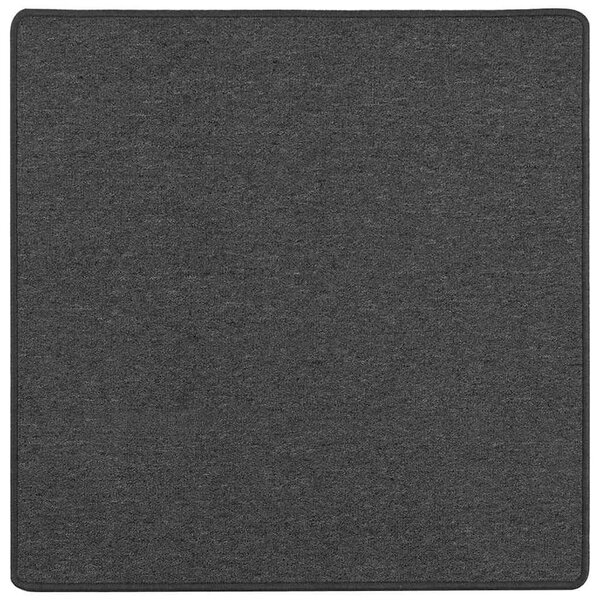 vidaXL Tapis Couloir Gris foncé 100 x 100 cm 100 Polypropylène