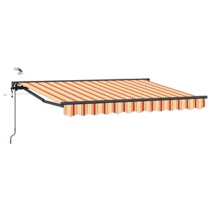 vidaXL Auvent rétractable électrique 3 5 x 2 5 m