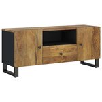 vidaXL Meuble TV 105x33 5x46 cm bois de manguier et d'ingénierie