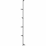vidaXL Sapin de Noël artificiel pré-éclairé moitié/support blanc 180cm