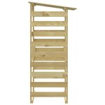 vidaXL Pergola avec toit 100x90x200 cm Bois de pin imprégné