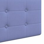 vidaXL Tête de lit suspendue Bleu denim Tissu