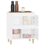 vidaXL Buffet Blanc 60x35x70 cm Bois d'ingénierie