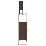 vidaXL Ensemble de meubles de salle de bain 3 Pièces Chêne marron
