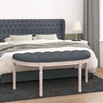 vidaXL Banc Gris foncé 110 5x45x49 cm Velours