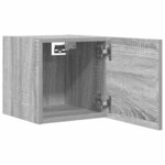 vidaXL Meubles TV muraux 4 Pièces Sonoma gris 30 5x30x30 cm