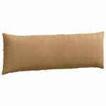 vidaXL Coussins de canapé 2 Pièces Marron 120 x 40 cm