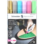 Paint-It 320 4 mm pochette 2 Multipack Épaisseurs de trait 4 mm Marqueurs acryliques SCHNEIDER