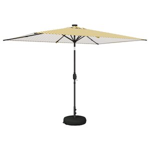 vidaXL Parasol de jardin avec lumières LED et base 200 x 300 cm