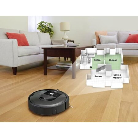 iRobot Roomba i7+ - Aspirateur robot Connecté - Batterie Lithium