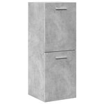 vidaXL Ensemble de meubles de salle de bain 4 Pièces gris béton