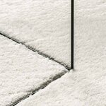 vidaXL Tapis HUARTE Crème 160 x 230 cm Polyester