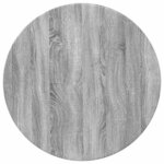 vidaXL Plateau de table Sonoma gris 70 x 70 x 1.5 cm Bois d'ingénierie