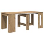 vidaXL Table à dîner 180 x 85 x 75 cm Bois d'ingénierie