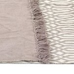 vidaXL Tapis Kilim Coton 160 x 230 cm avec motif Taupe