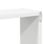 vidaXL Étagères cube murales 2Pièces Blanc 80x15x26 5cm bois d'ingénierie