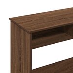 vidaXL Bureau chêne marron 80x40x75 cm bois d'ingénierie