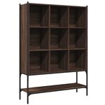vidaXL Bibliothèque chêne marron 102x30x141 5 cm bois d'ingénierie