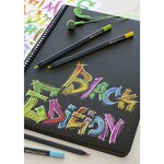Crayon de couleur Black Edition, étui de 12 FABER-CASTELL