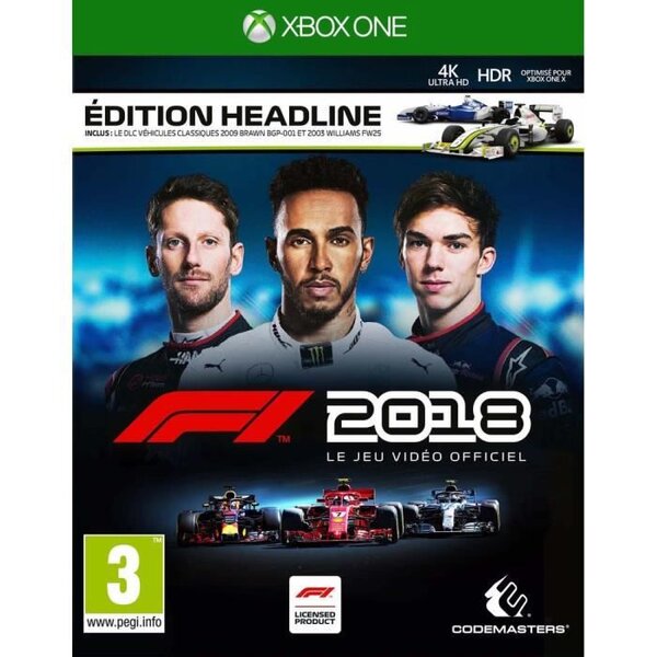 F1 2018 Headline Edition Jeu Xbox One