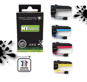 LC424XL - Pack de 4 Cartouches D'encre Noir/Cyan/Magenta/ Jaune - Grande capacité