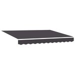 vidaXL Auvent Rétractable Anthracite 300 x 200 cm tissu