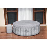 BESTWAY Spa gonflable Lay-Z-Spa Fiji motif bois, 2 a 4 personnes, 180 x 66 cm, 120 Airjet™