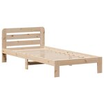 vidaXL Cadre de lit sans matelas 90x200 cm bois de pin massif