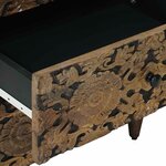 vidaXL Armoire de lit Marron 50 x 33 x 60 cm Bois de mangue massif
