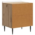 vidaXL Cabinet de chevet Chêne artisanal 43 x 34 5 x 52 cm