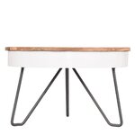 Label51 table basse saria 80x49 cm blanc