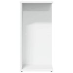 vidaXL Table de chevet blanc 46 5x29x61 cm bois d’ingénierie
