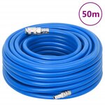 vidaXL Tuyau d'air bleu 0 7" 50 m PVC