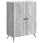 vidaXL Buffet Sonoma gris 66 x 34 5 x 90 cm Bois d'ingénierie