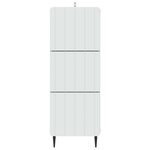 vidaXL Armoire à tiroirs Blanc 33 x 34 5 x 92 cm Bois d'ingénierie