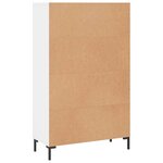 vidaXL Buffet haut blanc 69 5x31x115 cm bois d'ingénierie